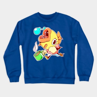 Chibi Coffee Fish Crewneck Sweatshirt